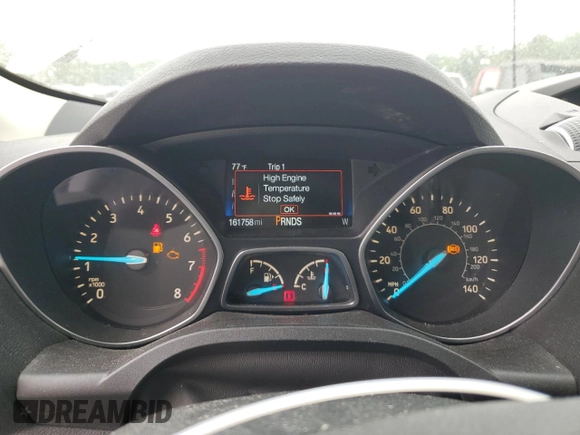 2017 Ford Escape SE z VIN 1FMCU0GDXHUE24683, wystawiony jako Copart lot #55421005 z przebiegiem 161 758 mil mil oraz Szkoda całkowita • Salvage title. Historia ofert i sprzedaży dostępna na DreamBid. Obrazek 9.