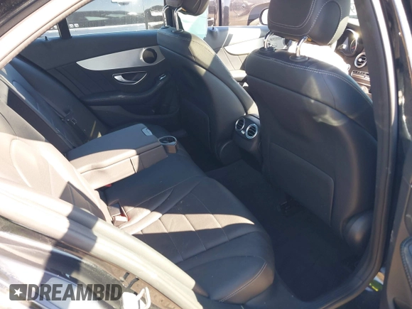2018 Mercedes-Benz C with VIN 55SWF4JB1JU273692, listed as a IAAI auction lot 41827588 with 23,325 mi miles. Bid and sale history available at carsss.com. Image 8.