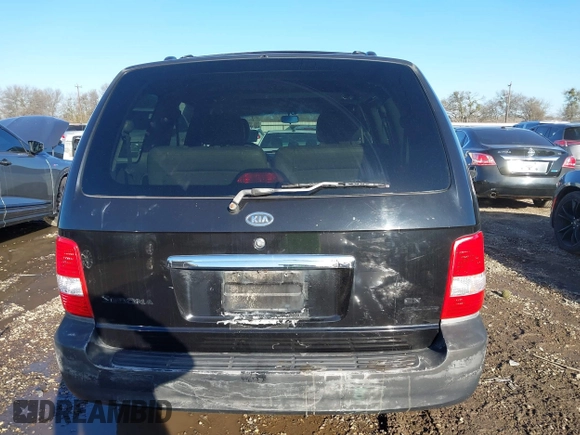 2004 Kia Sedona LX with VIN KNDUP131X46601278, listed as a IAAI auction lot 41472321 with 202,212 mi miles. Bid and sale history available at carsss.com. Image 17.