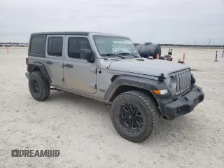 2021 Jeep Wrangler Unlimited 80th Anniversary with VIN 1C4HJXDN7MW680450, listed as a Copart auction lot 87807545 with 117,275 mi miles and Salvage title. Bid and sale history available at DreamBid. Image 4.
