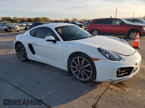 2014 Porsche Cayman S с VIN WP0AB2A83EK193755, выставлен на аукционе Copart как лот 83566134 с пробегом 49 965 миль миль и Списание • Salvage title. История ставок и продаж доступна на DreamBid. Изображение 4.