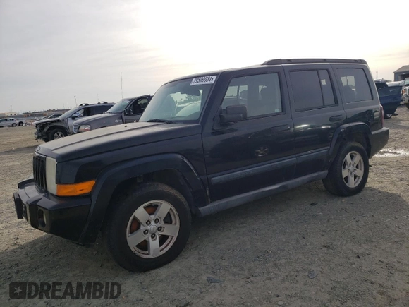 2006 Jeep Commander with VIN 1J8HH48N66C144459, listed as a Copart auction lot 79509034 with 117,657 mi miles and Clean Title. Bid and sale history available at carsss.com. Image 1.