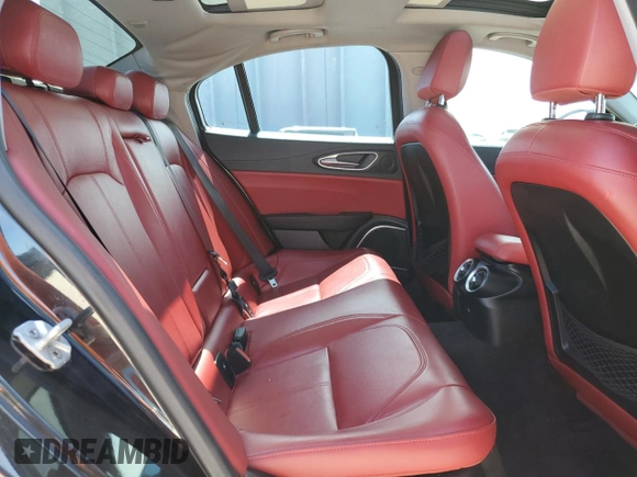2017 Alfa Romeo Giulia with VIN ZARFAEBN7H7531217, listed as a Copart auction lot 60130275 with 91,768 mi miles and Salvage title. Bid and sale history available at DreamBid. Image 10.
