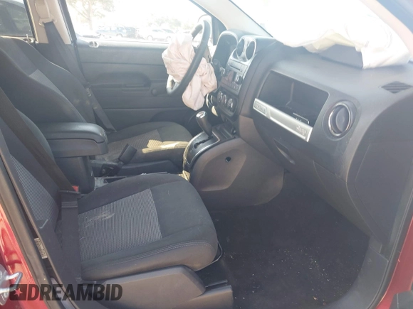 2017 Jeep Compass Sport with VIN 1C4NJCBA7HD119548, listed as a IAAI auction lot 42586037 with 93,529 mi miles and . Bid and sale history available at DreamBid. Image 5.