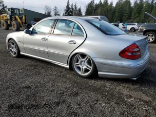 2005 Mercedes-Benz E-Class 5.5L AMG with VIN WDBUF76J55A775449, listed as a Copart auction lot 48429765 with 0 mi miles and Salvage Title. Bid and sale history available at carsss.com. Image 2.