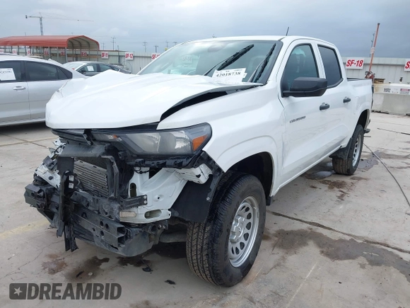 2023 Chevrolet Colorado 2WD Work Truck with VIN 1GCGSBEC6P1194416, listed as a IAAI auction lot 42018738 with 17,939 mi miles and . Bid and sale history available at DreamBid. Image 2.