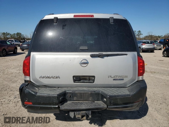 2009 Nissan Armada SE z VIN 5N1BA08D09N607461, wystawiony jako Copart lot #48245795 z przebiegiem 247 466 mil mil oraz Szkoda całkowita • Salvage title. Historia ofert i sprzedaży dostępna na DreamBid. Obrazek 6.