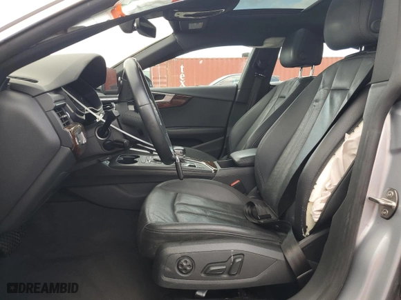 2019 Audi A5 Sportback Premium with VIN WAUANCF56KA024002, listed as a Copart auction lot 86073324 with NaN miles and Salvage Title. Bid and sale history available at carsss.com. Image 7.