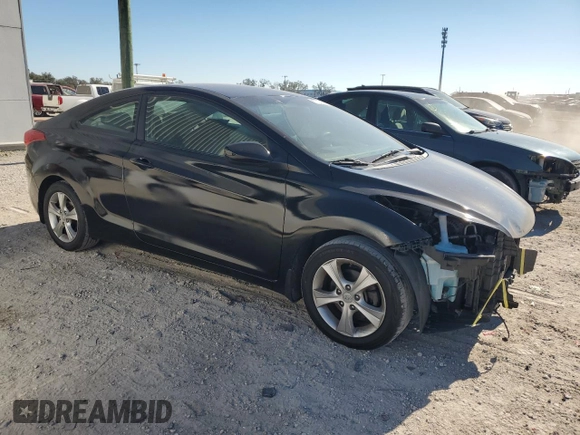 2013 Hyundai Elantra Coupe GS with VIN KMHDH6AE7DU011465, listed as a Copart auction lot 87724855 with 152,104 mi miles and Salvage Title. Bid and sale history available at carsss.com. Image 4.