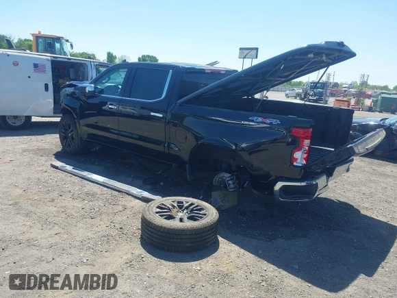 2024 Chevrolet Silverado 1500 LTZ with VIN 2GCUDGED7R1152966, listed as a IAAI auction lot 42037717 with 13,609 mi miles and . Bid and sale history available at DreamBid. Image 3.