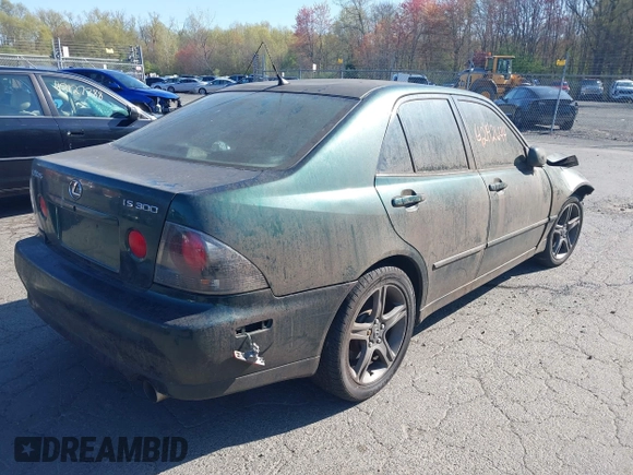 2002 Lexus IS 300 with VIN JTHBD192720040858, listed as a IAAI auction lot 42142644 with 147,956 mi miles. Bid and sale history available at carsss.com. Image 4.