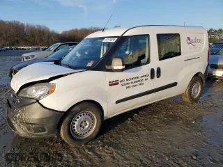 2018 Ram ProMaster City Cargo Van Tradesman with VIN ZFBERFAB9J6K13822, listed as a Copart auction lot 44374005 with 174,299 mi miles and Salvage Title. Bid and sale history available at carsss.com. Image 1.