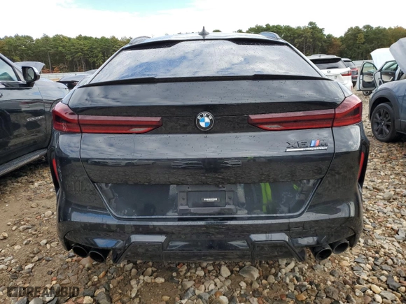 2020 BMW X6 M Competition with VIN 5YMCY0C03L9C65975, listed as a Copart auction lot 72927993 with NaN miles. Bid and sale history available at carsss.com. Image 6.