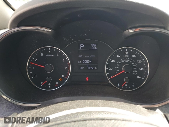 2018 Kia Forte LX with VIN 3KPFK4A73JE209040, listed as a Copart auction lot 55321045 with 180,587 mi miles and Clean Title. Bid and sale history available at carsss.com. Image 9.