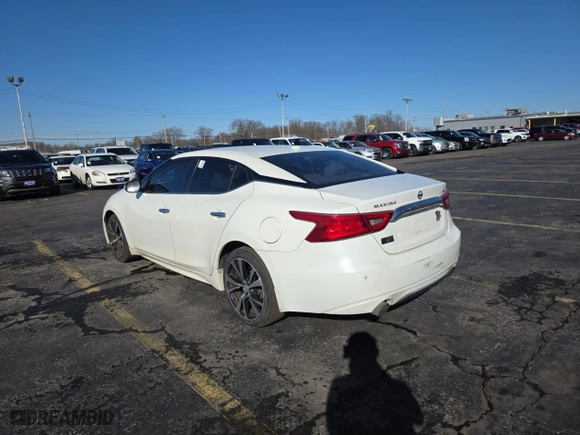 2018 Nissan Maxima SV with VIN 1N4AA6AP2JC371232, listed as a Copart auction lot 47116685 with 142,441 mi miles and Clean Title. Bid and sale history available at carsss.com. Image 3.