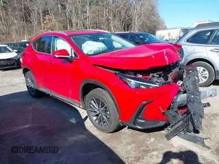 2023 Lexus NX with VIN 2T2GGCEZ3PC019754, listed as a IAAI auction lot 41682693 with 32,388 mi miles. Bid and sale history available at carsss.com. Image 1.
