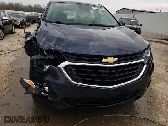 2018 Chevrolet Equinox LS with VIN 3GNAXHEV7JS634751, listed as a Copart auction lot 47396065 with 84,359 mi miles and Salvage Title. Bid and sale history available at DreamBid. Image 14.
