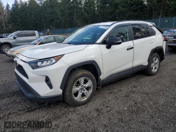 2020 Toyota RAV4 XLE with VIN 2T3P1RFV0LC099665, listed as a Copart auction lot 51187755 with 86,198 mi miles and Salvage Title. Bid and sale history available at DreamBid. Image 1.
