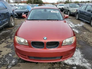 2011 BMW 1 Series 128i with VIN WBAUP9C52BVL89574, listed as a Copart auction lot 43713545 with 121,819 mi miles and Salvage Title. Bid and sale history available at carsss.com. Image 5.