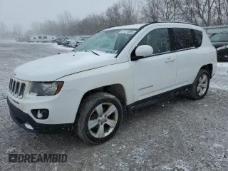 2016 Jeep Compass Latitude with VIN 1C4NJDEB0GD587940, listed as a Copart auction lot 51215595 with 190,386 mi miles and Clean Title. Bid and sale history available at carsss.com. Image 1.