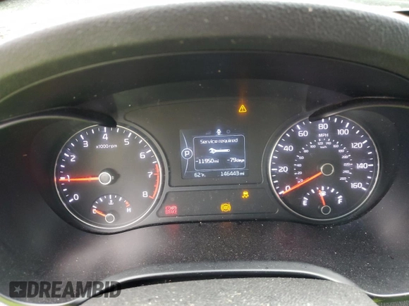 2017 Kia Optima LX z VIN 5XXGT4L34HG174232, wystawiony jako Copart lot #56740145 z przebiegiem 146 443 mil mil oraz Szkoda całkowita • Salvage title. Historia ofert i sprzedaży dostępna na DreamBid. Obrazek 9.
