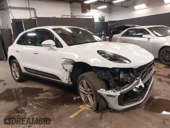 2022 Porsche Macan with VIN WP1AA2A54NLB03594, listed as a IAAI auction lot 41696623 with 43,779 mi miles and . Bid and sale history available at DreamBid. Image 1.