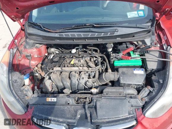 2012 Hyundai Elantra Limited with VIN KMHDH4AE6CU428708, listed as a IAAI auction lot 41658799 with 186,585 mi miles. Bid and sale history available at carsss.com. Image 10.