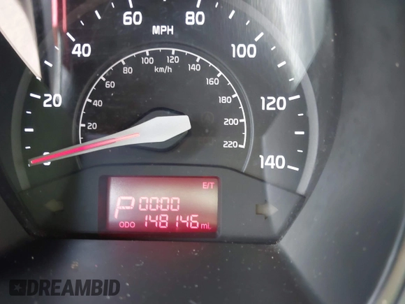 2014 Kia Rio LX with VIN KNADM4A33E6335499, listed as a IAAI auction lot 42123085 with 148,146 mi miles and . Bid and sale history available at DreamBid. Image 15.