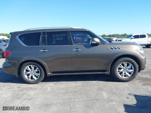 2011 Infiniti QX56 7-passenger with VIN JN8AZ2NE8B9000843, listed as a IAAI auction lot 41836248 with NaN miles. Bid and sale history available at carsss.com. Image 13.