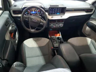 2022 Ford Maverick XL with VIN 3FTTW8F90NRA09952, listed as a Copart auction lot 53827235 with 34,229 mi miles and Salvage Title. Bid and sale history available at DreamBid. Image 8.