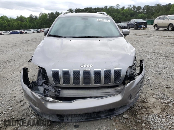 2019 Jeep Cherokee Latitude with VIN 1C4PJLCB5KD419709, listed as a Copart auction lot 54507344 with 97,659 mi miles and Salvage Title. Bid and sale history available at carsss.com. Image 5.