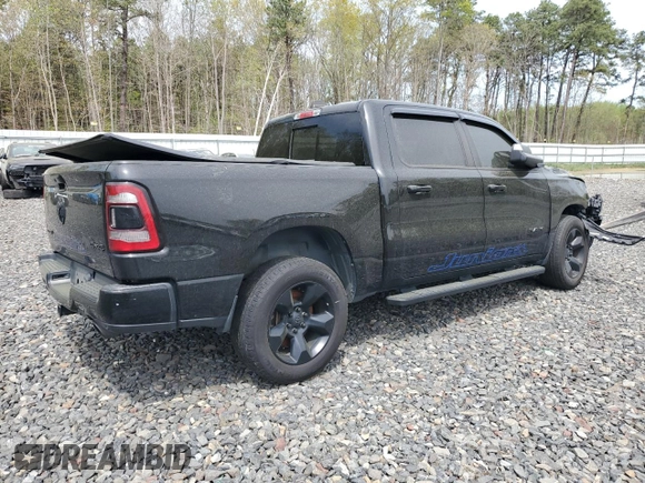 2019 Ram 1500 Big Horn/Lone Star with VIN 1C6SRFFT8KN620112, listed as a Copart auction lot 54868775 with 151,947 mi miles and Clean Title. Bid and sale history available at carsss.com. Image 3.