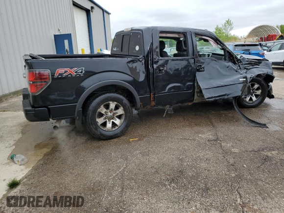 2013 Ford F-150 XL with VIN 1FTFW1ET8DFB48157, listed as a Copart auction lot 57127695 with 257,750 mi miles and Clean title. Bid and sale history available at DreamBid. Image 3.