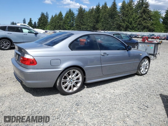 2004 BMW 3 Series 330Ci with VIN WBABD534X4PL13835, listed as a Copart auction lot 58266175 with 136,394 mi miles and Clean title. Bid and sale history available at DreamBid. Image 3.