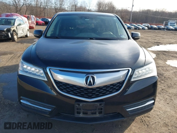 2015 Acura MDX Tech Pkg with VIN 5FRYD4H42FB031992, listed as a IAAI auction lot 41564215 with 125,042 mi miles. Bid and sale history available at carsss.com. Image 12.