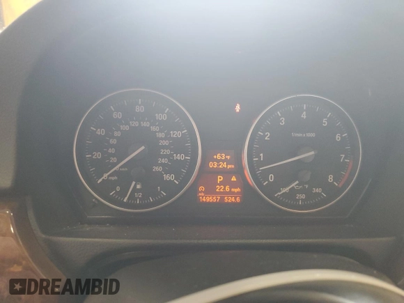 2008 BMW 3 Series 328i with VIN WBAWB33568P131950, listed as a Copart auction lot 76573134 with 149,557 mi miles and Salvage Title. Bid and sale history available at carsss.com. Image 9.