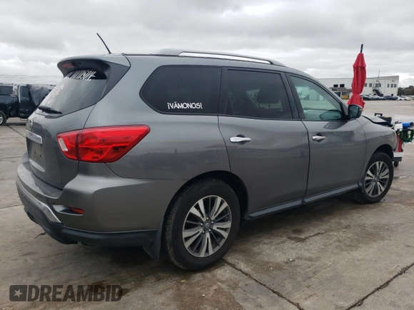 2017 Nissan Pathfinder Platinum with VIN 5N1DR2MN5HC908166, listed as a Copart auction lot 86677094 with 175,954 mi miles and Salvage Title. Bid and sale history available at carsss.com. Image 3.