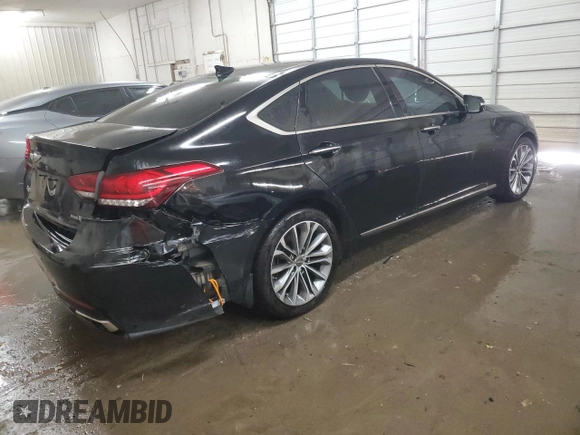 2015 Hyundai Genesis 3.8L with VIN KMHGN4JEXFU086268, listed as a Copart auction lot 53620125 with 111,138 mi miles and Salvage Title. Bid and sale history available at carsss.com. Image 3.