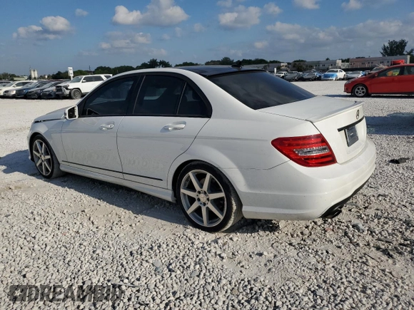 2014 Mercedes-Benz C C 250 Sport with VIN WDDGF4HBXEA955843, listed as a Copart auction lot 54499075 with 122,933 mi miles and Salvage Title. Bid and sale history available at carsss.com. Image 2.