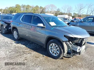 2021 Chevrolet Traverse LT Cloth with VIN 1GNERGKW9MJ210996, listed as a IAAI auction lot 41439953 with 52,099 mi miles. Bid and sale history available at carsss.com. Image 1.