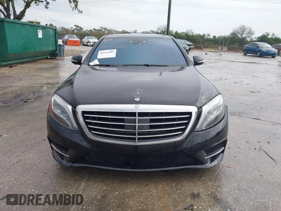 2015 Mercedes-Benz S-Class S 550 with VIN WDDUG8CB0FA162325, listed as a IAAI auction lot 41643485 with 114,766 mi miles. Bid and sale history available at carsss.com. Image 12.