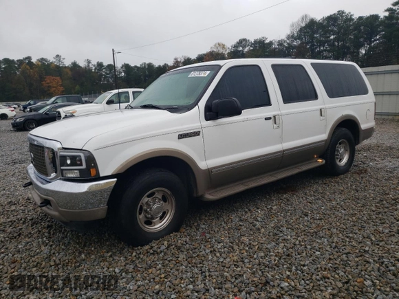 2002 Ford Excursion Limited z VIN 1FMNU42L02ED22146, wystawiony jako Copart lot #81279374 z przebiegiem 361 546 mil mil oraz Szkoda całkowita • Salvage title. Historia ofert i sprzedaży dostępna na DreamBid. Obrazek 1.