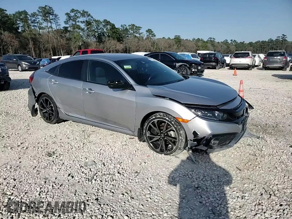2019 Honda Civic Sport with VIN 2HGFC2F81KH603940, listed as a Copart auction lot 47773335 with 30,466 mi miles and Clean Title. Bid and sale history available at DreamBid. Image 13.