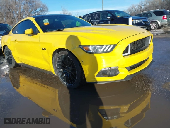 2015 Ford Mustang GT with VIN 1FA6P8CF7F5384249, listed as a IAAI auction lot 41340645 with 112,965 mi miles and . Bid and sale history available at carsss.com. Image 1.