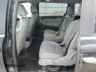 2018 Honda Odyssey EX-L with VIN 5FNRL6H77JB009851, listed as a Copart auction lot 52203155 with 127,575 mi miles and Salvage Title. Bid and sale history available at carsss.com. Image 10.