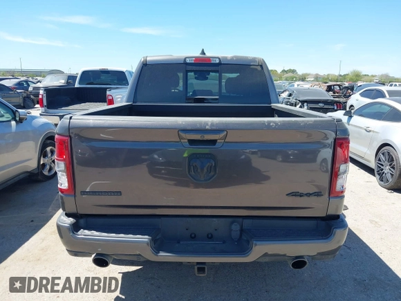 2020 Ram 1500 Big Horn with VIN 1C6SRFFT7LN234816, listed as a IAAI auction lot 41816862 with 104,120 mi miles. Bid and sale history available at carsss.com. Image 16.