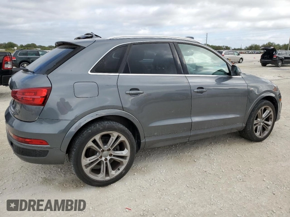 2017 Audi Q3 Prestige with VIN WA1GCCFS0HR005622, listed as a Copart auction lot 83565434 with 91,537 mi miles and Salvage Title. Bid and sale history available at carsss.com. Image 3.