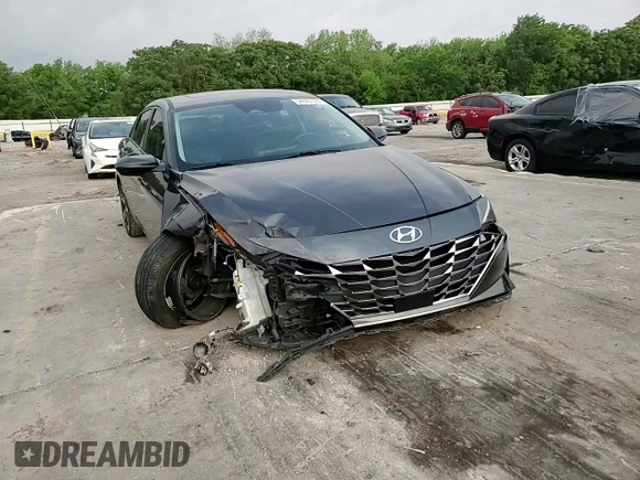 2023 Hyundai Elantra Limited z VIN 5NPLP4AG3PH099681, wystawiony jako Copart lot #54840125 z przebiegiem 44 360 mil mil oraz Szkoda całkowita • Salvage title. Historia ofert i sprzedaży dostępna na DreamBid. Obrazek 13.