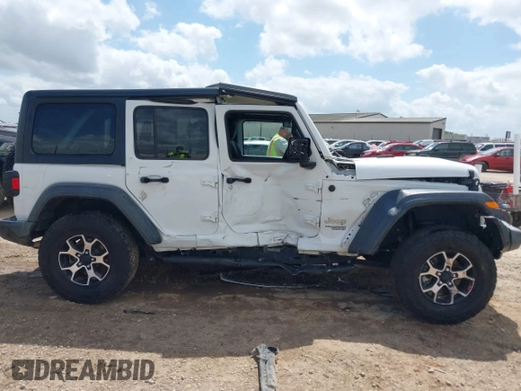 2018 Jeep Wrangler Unlimited Sport S z VIN 1C4HJXDG4JW298647, wystawiony jako IAAI lot #41930817 z przebiegiem 64 761 mil mil oraz . Historia ofert i sprzedaży dostępna na DreamBid. Obrazek 13.