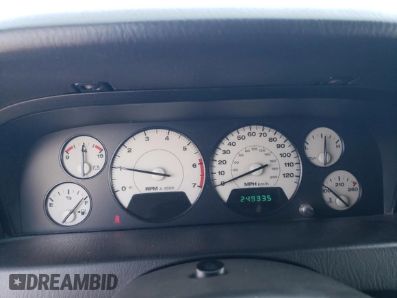 2004 Jeep Grand Cherokee Limited z VIN 1J4GW58S34C330987, wystawiony jako Copart lot #59089675 z przebiegiem 249 335 mil mil oraz Szkoda całkowita • Salvage title. Historia ofert i sprzedaży dostępna na DreamBid. Obrazek 9.